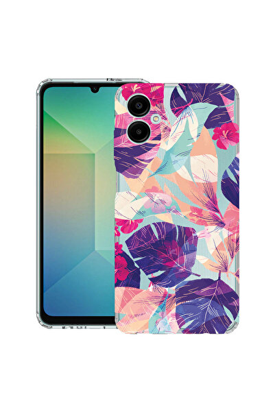bestcase Husă antișoc pentru Samsung Galaxy A07 4G cu design flori tropicale,...
