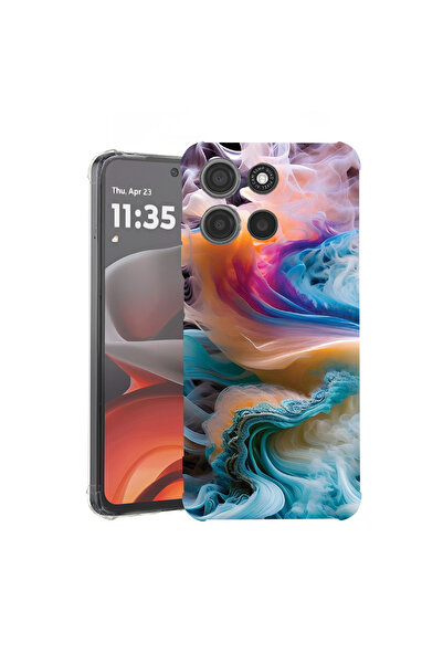 bestcase Husă antișoc pentru Motorola Edge 60 Pro cu design Liquid Colors, 20...