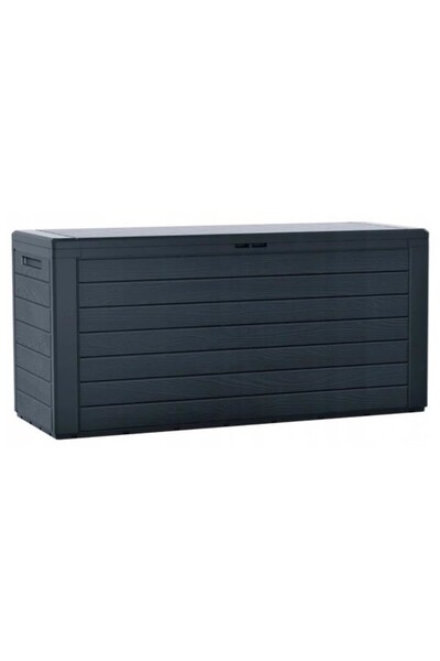 JollyMag Lada depozitare de gradina, antracit, 116x44x55 cm, Woodenbox