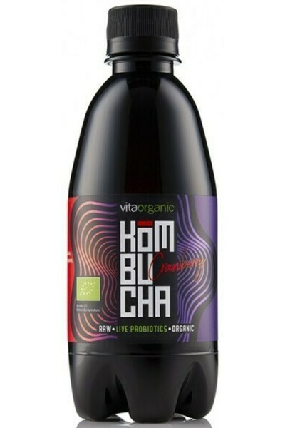 JollyMag Organic cranberry kombucha 330 ml Vita