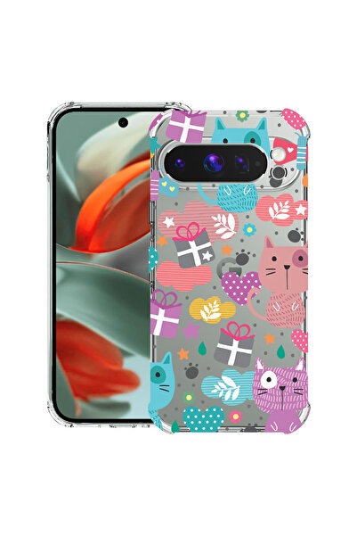 bestcase Husă antișoc pentru Google Pixel 10 Pro XL cu design pisică drăguță,...
