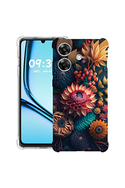 bestcase Carcasă antișoc pentru Realme Note 60 / Note 60X cu design floral co...