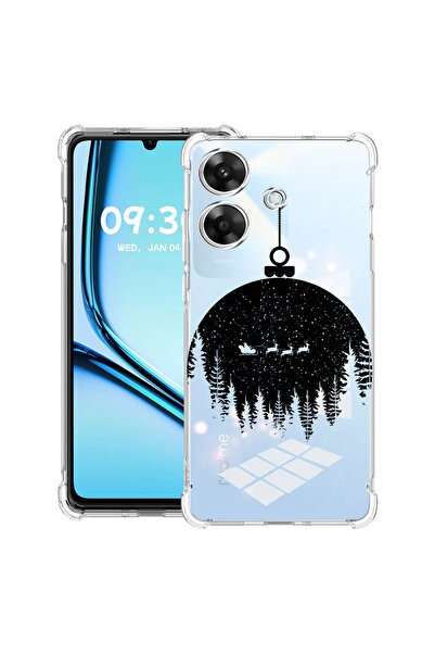 bestcase Husă antișoc pentru Realme Note 60 / Note 60X cu design glob de Crăc...