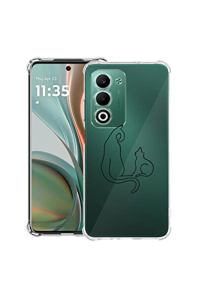 bestcase Carcasă antișoc pentru OPPO A5 5G cu design abstract pisică, 2052056...