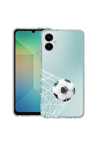 bestcase Husă antișoc pentru Samsung Galaxy A07 4G cu design fotbal - Goooaaa...