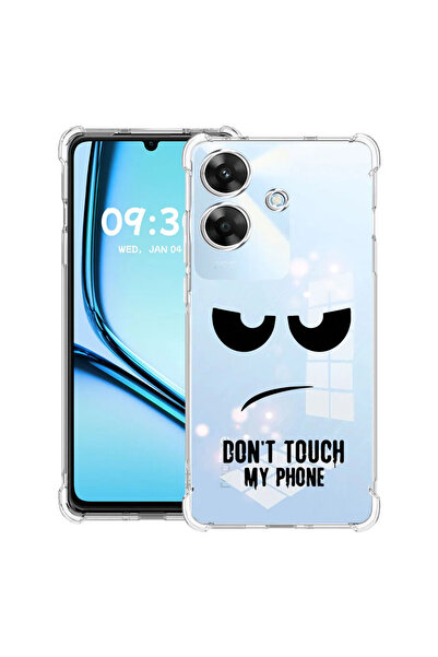 bestcase Husă antișoc pentru Realme Note 60 / Note 60X cu design „Don’t Touch...