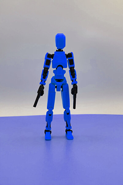 OVERMAX Robot 13 Dummy Lacivert Siyah Eklemleri Hareketli Figür Oyuncak - Dum...