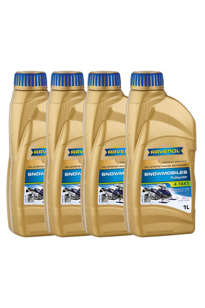 RAVENOL Pachet de ulei de 4 litri pentru snowmobile 4T Full Synth
