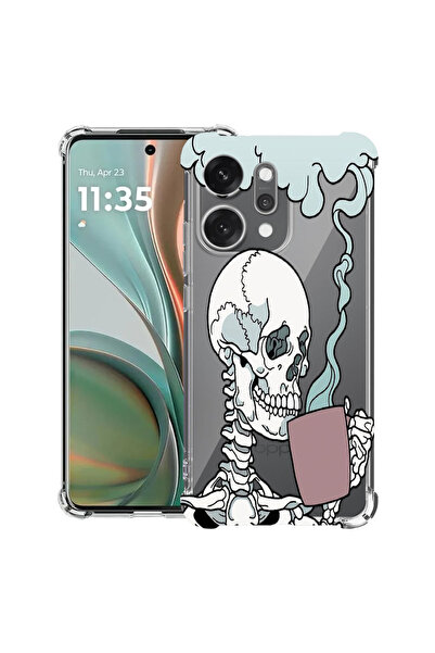 bestcase Αντικραδασμική θήκη πίσω μέρους για OPPO Reno 14 5G με σχέδιο κρανίο...