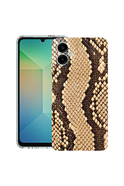bestcase Carcasă antișoc pentru Samsung Galaxy A07 4G cu model tip piele de ș...