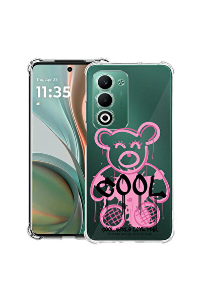bestcase Husă antișoc pentru OPPO A5 5G cu design Teddy Bear Cool Pink, 20520...
