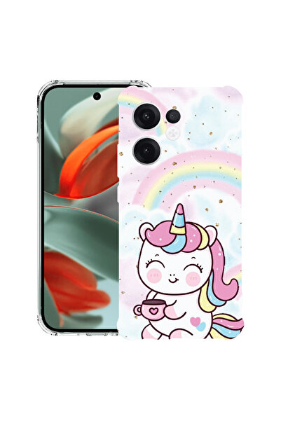 bestcase Husa antișoc compatibilă cu Oppo Reno15 Pro, Micul Unicorn