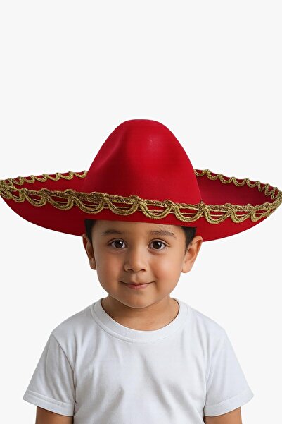 DODOMAR Hat mexico small luxury 41m red gold