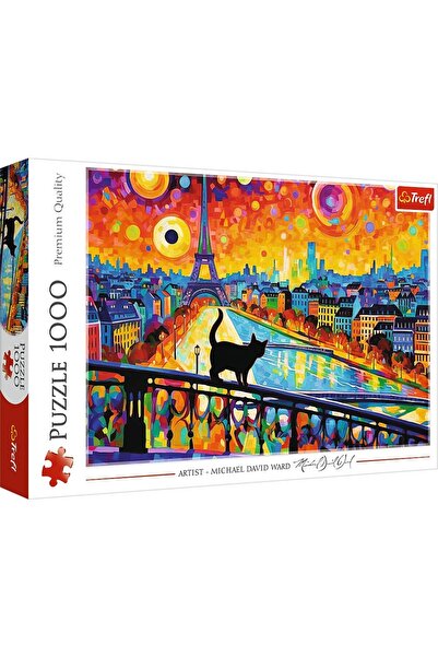 JollyMag TREFL PUZZLE 1000 MAČKA V PARÍŽI