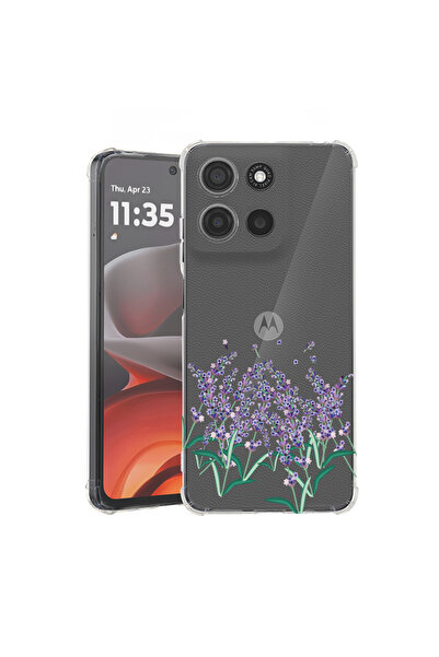 bestcase Husă antișoc pentru Motorola Edge 60 Pro cu design Lavender, 2052054 AS 1430