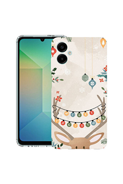 bestcase Удароустойчив калъф за Samsung Galaxy A07 4G с дизайн на коледни еле...