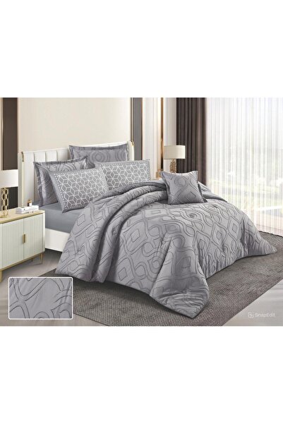 Red Rose مفرش سرير نفر فخم بتصميم منقوش من المايكروفايبر مقاس 170*220 سم