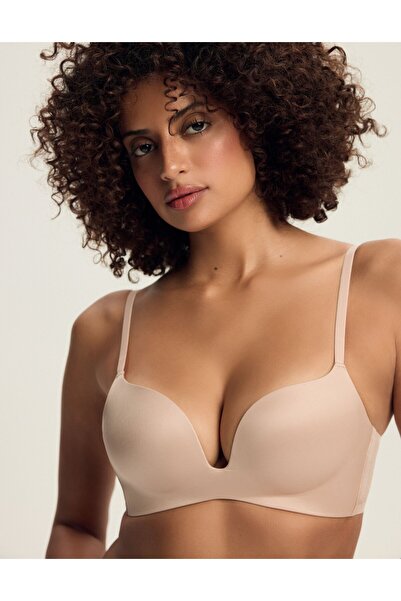 ESOTIQ Sutien push-up fără sârmă, cu design elegant și bretele multi-pozițion...