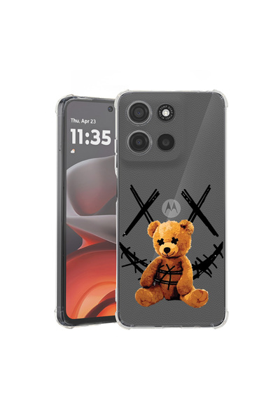 bestcase Husă antișoc pentru Motorola Edge 60 Pro cu design Teddy Bear Smile, 2052054 AS 982