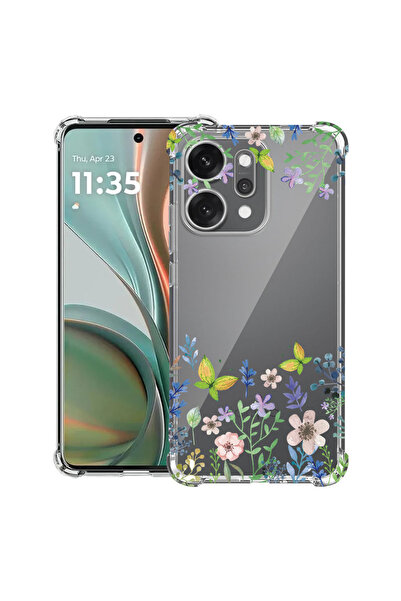 bestcase Удароустойчив гръб за OPPO Reno 14 5G с дизайн на пеперуди, 2052057 ...