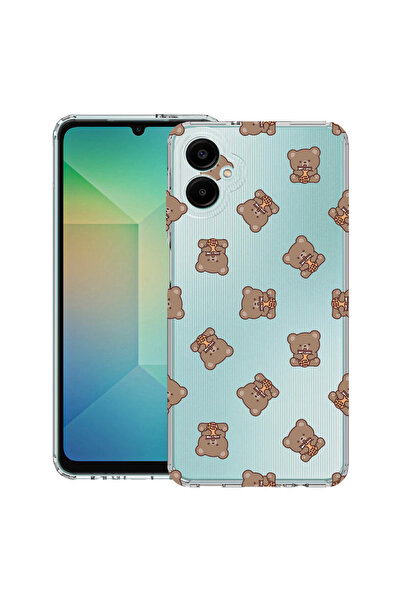 bestcase Husă antișoc pentru Samsung Galaxy A07 4G cu model ursuleț de pluș, ...