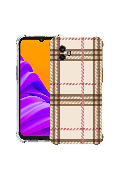 bestcase Husă antișoc pentru Samsung Galaxy Xcover 7 Pro cu design în carouri...