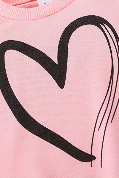 ADABEBEK New Season Heart Printed 2-Piece Baby Set 24326