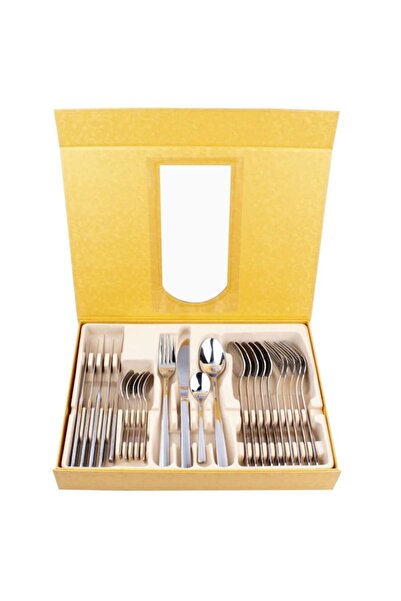 Bohmann Stainless Steel Cutlery Set 18/10, 24 Pieces, Premium