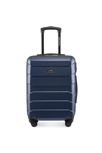 zagatto Troler Cabina, Albastru, 55x40x20cm, troller, Bagaj de mana, Valiza Cabina, 4 Roti, Cifru,ABS,ZG502