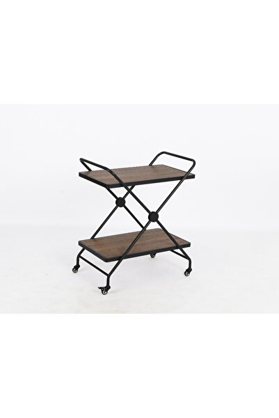 private house Modern Elegance Trolley Tea and Coffee Serving Trolley Light Brown