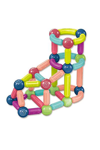 İSP "Likesmart Magnet Stick" magnetic construction set, 46 pieces, various construction possibilities