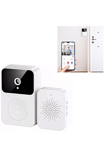 Promagg Sonerie cu Camera Wifi si Interfon, Impermeabila, Fara Fir, Vedere No...
