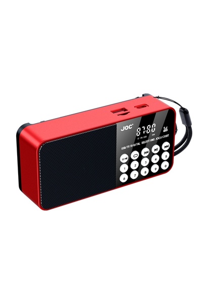 FOXMAG24 Portable Radio, Bluetooth, AM/FM/SW, LED Display, TF Card, USB, 3.5mm Jack, Multifunction Button