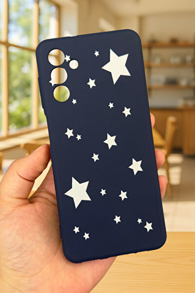 Vip Case Samsung Galaxy A54 Uyumlu Mini Yıldız Desenli Silikon Darbe Emici Kl...