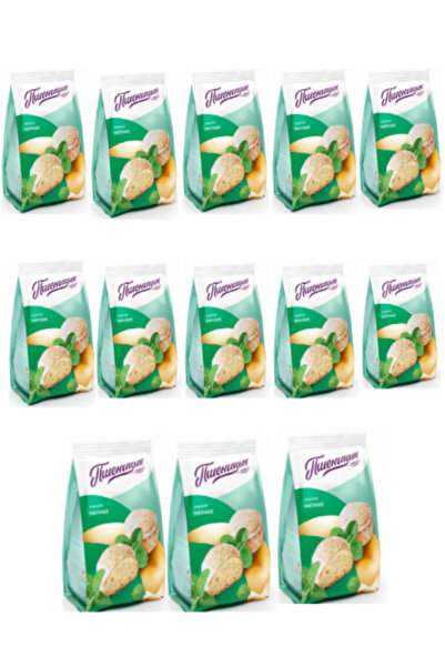 Pshenitsyn بسكويت الزنجبيل بالنعناع (أجيفسكي)، عبوة من 13 قطعة × 200 غرام