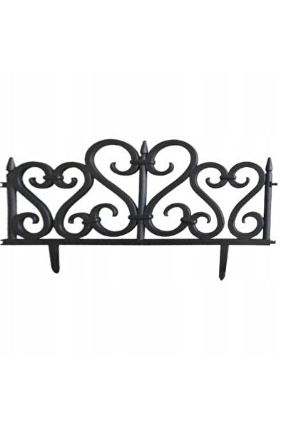 JollyMag Gard de gradina, plastic negru, set 4 buc, 59.5x37 cm