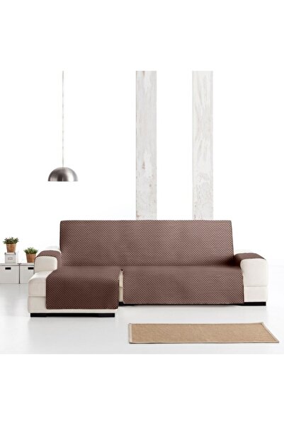eysa Quilted left corner cover Extra 290cm, Oslo, C/07 Brown