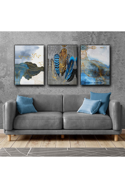 Harikabirev ΜΟΝΤΕΡΝΟ ΤΟΥΒΟΥΛΟ ΜΕ ΦΟΥΣΤΑ ΣΚΟΥΡΟ ΜΠΛΕ | ΤΡΙΠΛΟ ΚΑΘΕΤΟ ΠΙΝΑΚΟ ΖΩ...