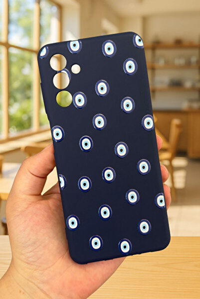 Vip Case Samsung Galaxy A54 Uyumlu Nazar Boncuk Desenli Silikon Darbe Emici K...