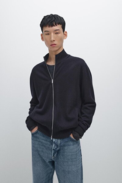 Massimo Dutti %100 kaşmir fermuarlı hırka