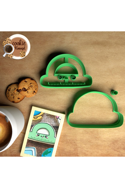 CookieKonsept مجموعة قوالب مدرسية وعيد المعلم - متوافقة مع البسكويت والعجين و...