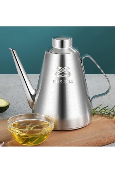 ELEGANT HOME موزع زيت عالي الجودة من الفولاذ المقاوم للصدأ 304 سعة 24 أونصة 0...