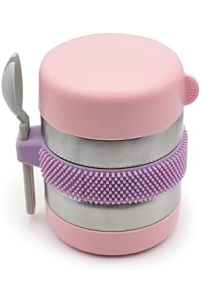 Melii Food Jar for Kids | Fidget Thermos with Silicone Sleeve | BPA Free Leakproof Insulated | 300 m