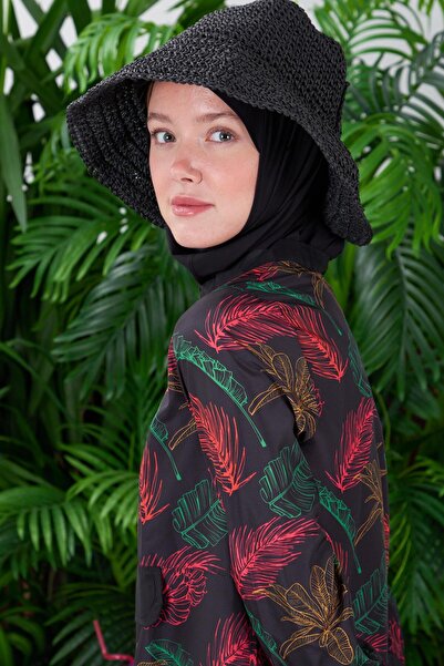 Moodbasic FİYONKLU HASIR ŞAPKA