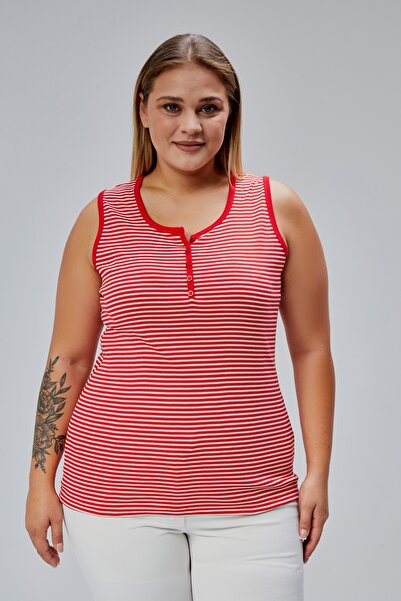 BANEGA Plus Size Sleeveless Thick Strap 100% Cotton Combed Cotton Crew Neck Blouse Undershirt