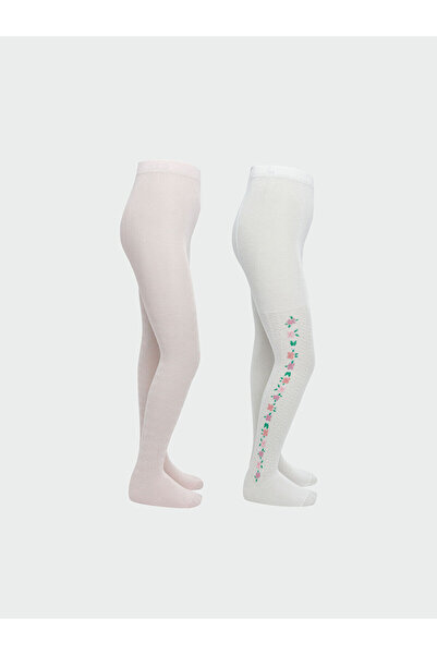 LC Waikiki Екру чорапогащи за момичета, 2 броя