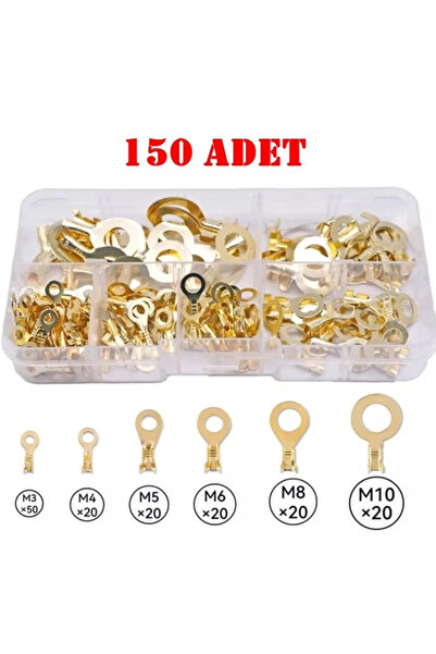 Genel Markalar MR-274E-1 KUTULU HALKA KABLO TERMİNALİ SETİ 150 PARÇA