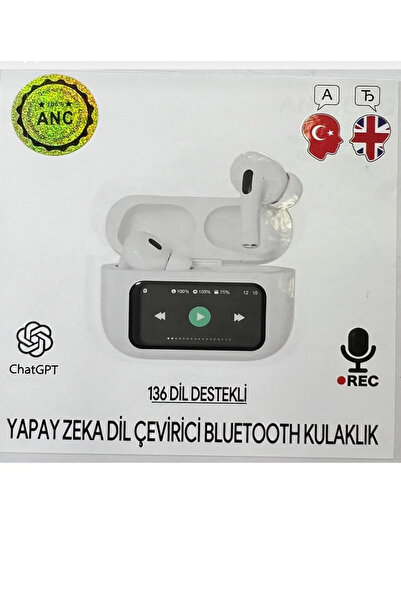 instatech Yapay Zeka Destekli Çevirici Bluetooth Kulaklık 136 Dil Destekli