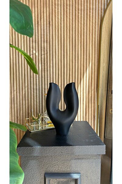 AstreHome Крива декоративна керамична ваза