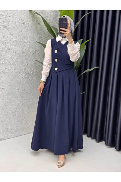 FIRSTESLEM Γυναικείο Τζιλέ / Φόρεμα με Υπέροχη Εμφάνιση